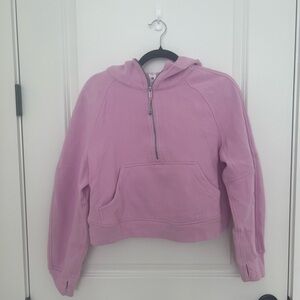 Lululemon Athletica Lavender Half-Zip Hoodie